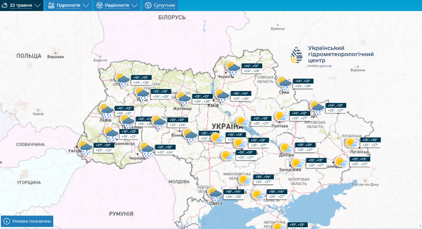 Погода дасть жару. Синоптики дали прогноз на робочий тиждень в Україні