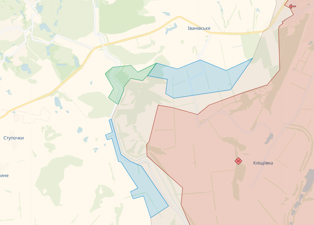 Оккупанты потеряли еще позиции в районе Бахмута, но в городе продвигаются, - DeepState
