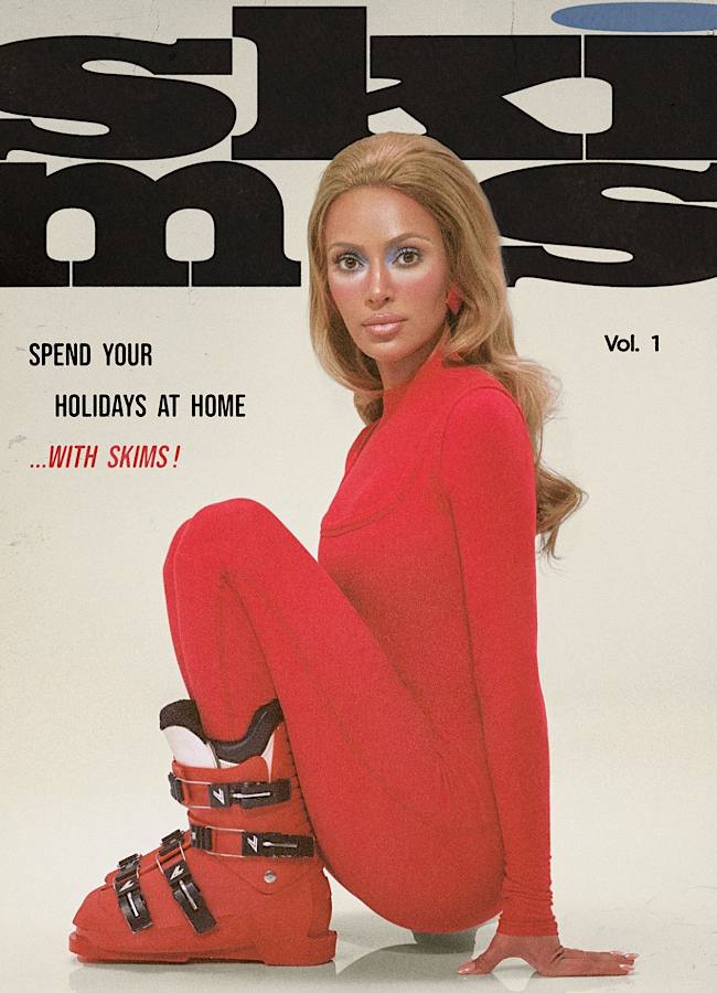 Кім Кардаш’ян презентувала новорічний кампейн у стилі 90-х