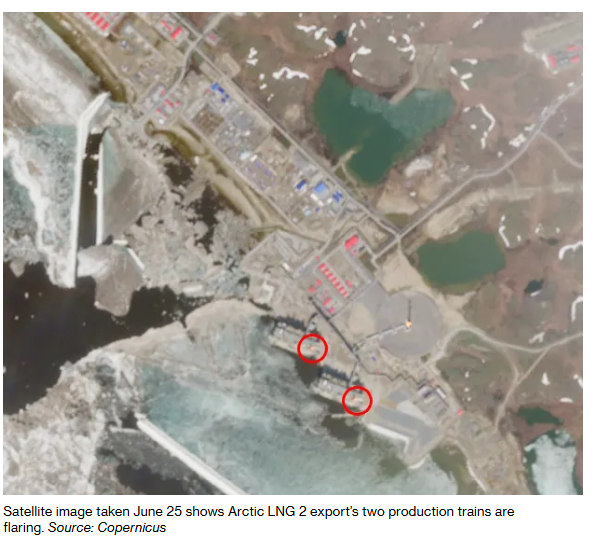 Россия пытается восстановить экспорт сжиженного газа, сорванный санкциями, - Bloomberg