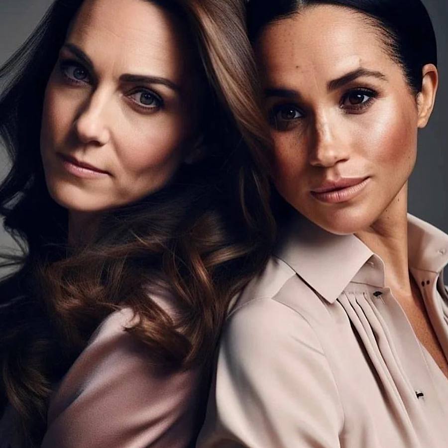 Штучний інтелект показав, як можуть виглядати Меган Маркл та Кейт Міддлтон (фото)