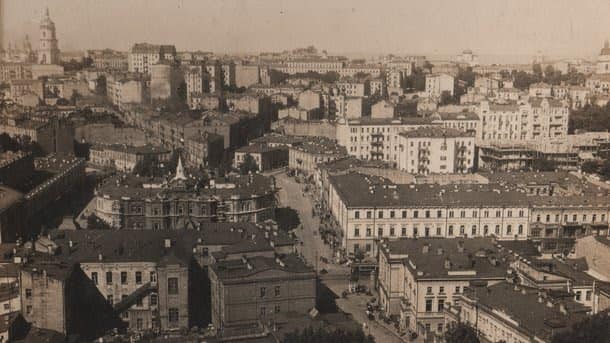 Навсегда утрачена архитектура. Смотрите, как выглядел Крещатик до того, как его взорвали советы