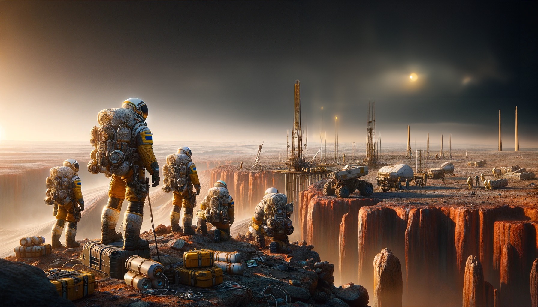 ШІ показав, як би виглядали українські поселення на всіх планетах Сонячної системи