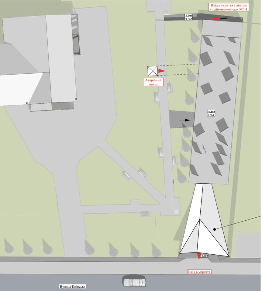 Под Киевом построят противорадиационное укрытие и мемориал. Первые фото проекта