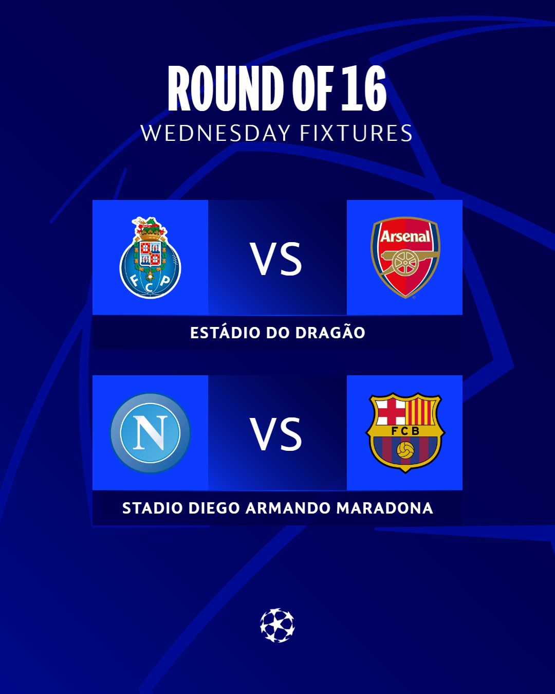 Продолжение Лиги чемпионов 21 февраля: полное расписание матчей среды