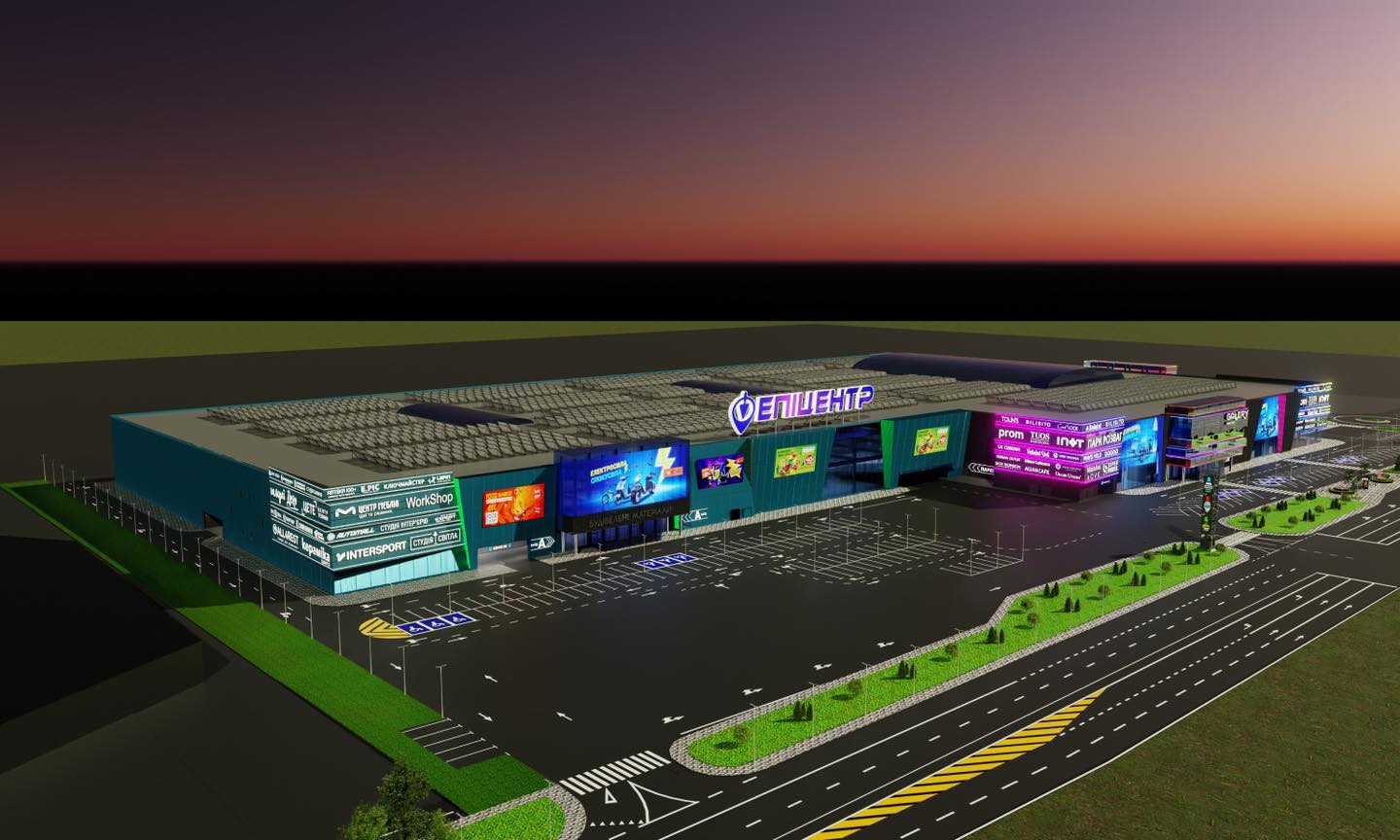 У Бучі збудують найбільший на Київщині ТРЦ. Ось перші фото проекту