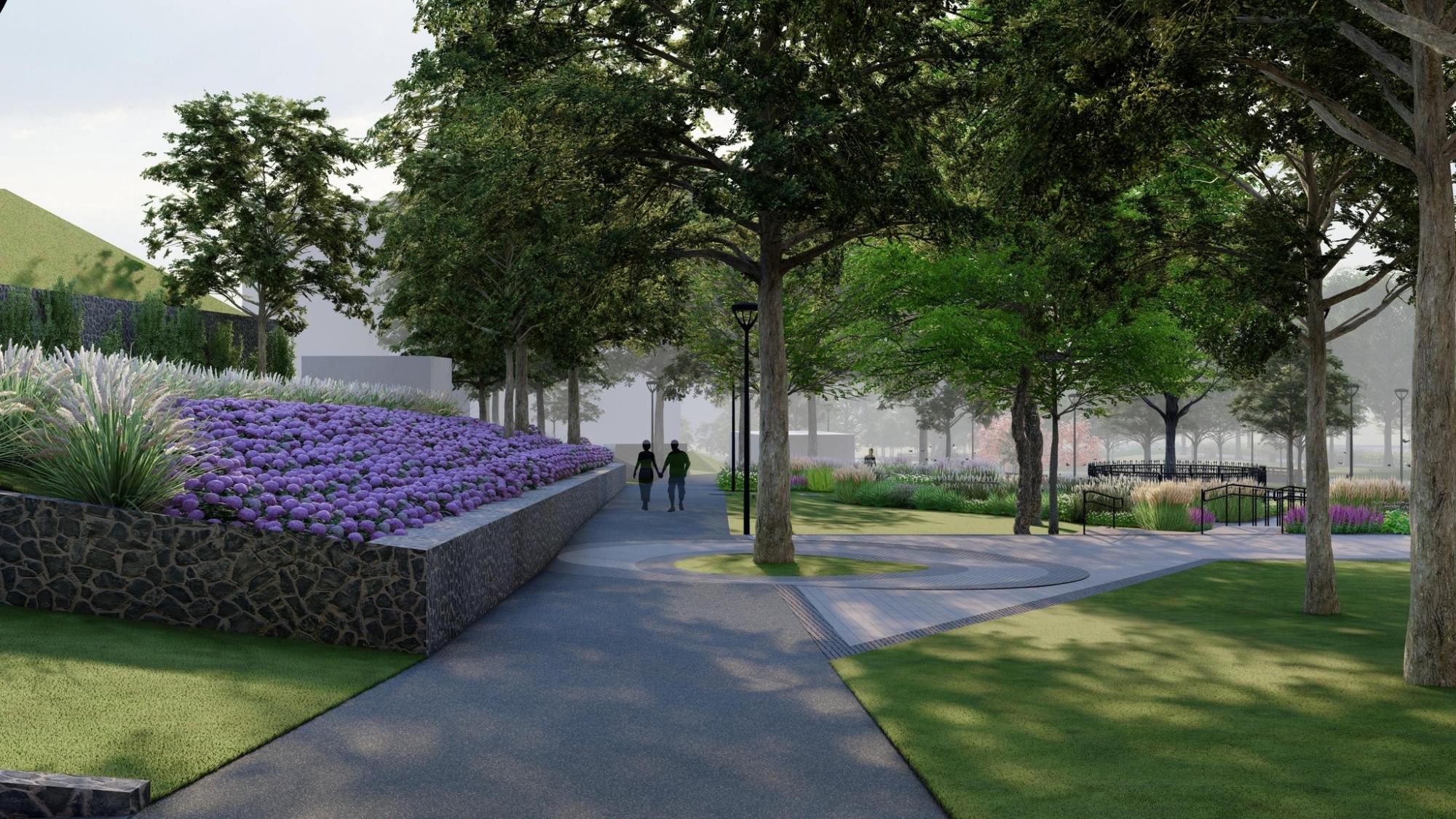 З ароматравами і дощовим садом. Дивіться, як зміниться Павлівський сквер у Києві (фото)