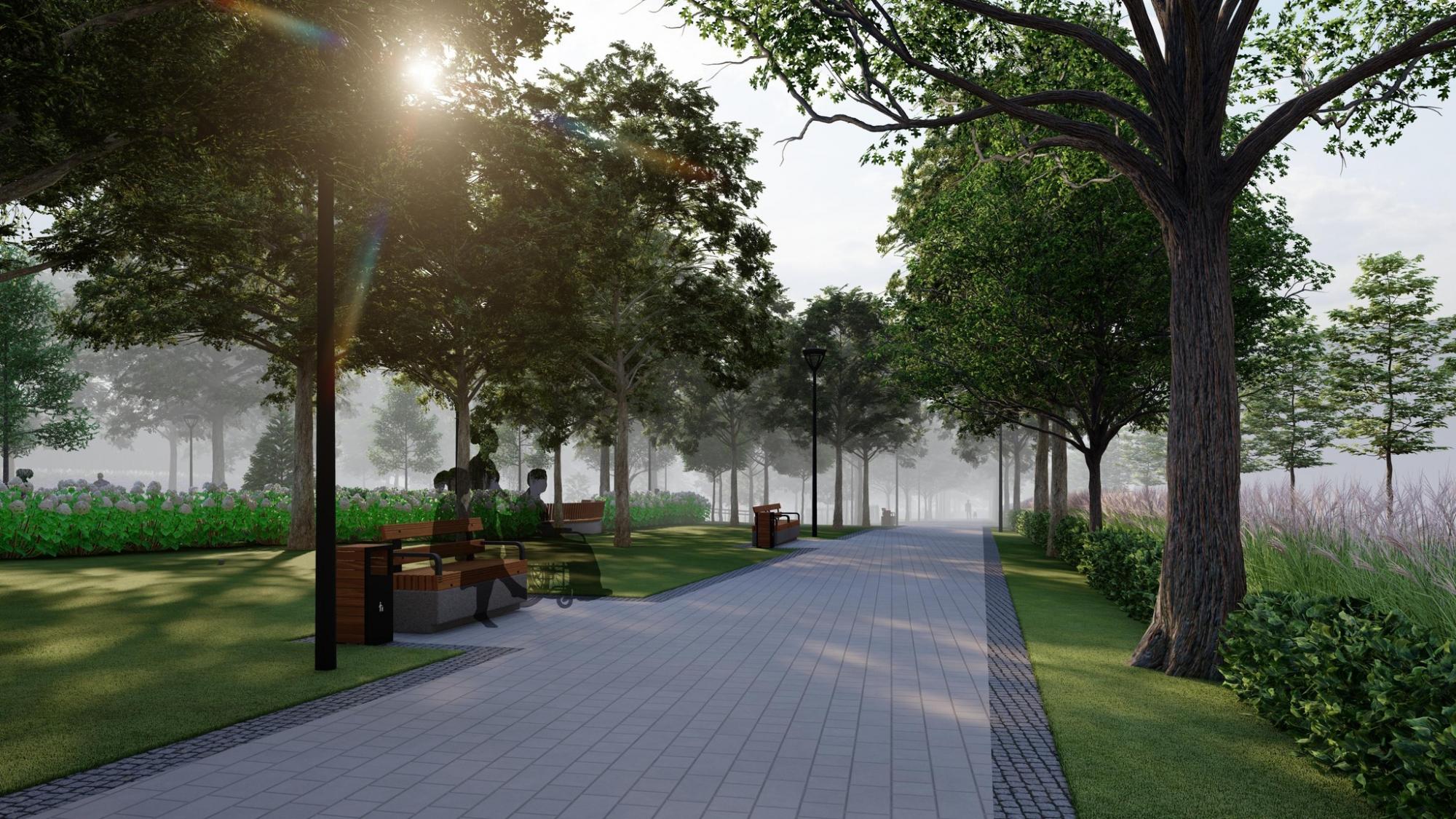 З ароматравами і дощовим садом. Дивіться, як зміниться Павлівський сквер у Києві (фото)