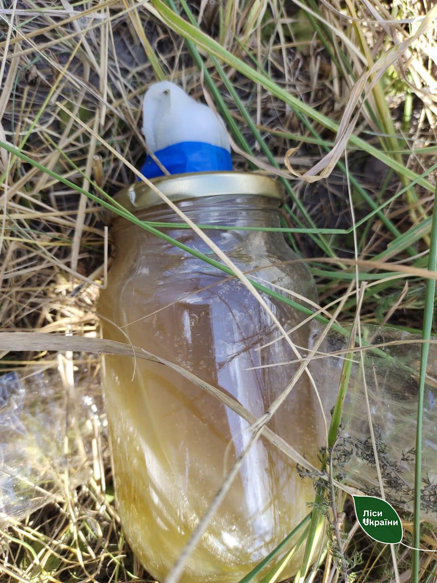 Горять ліси: росіяни скидають на територію України бляшанки із запальною сумішшю