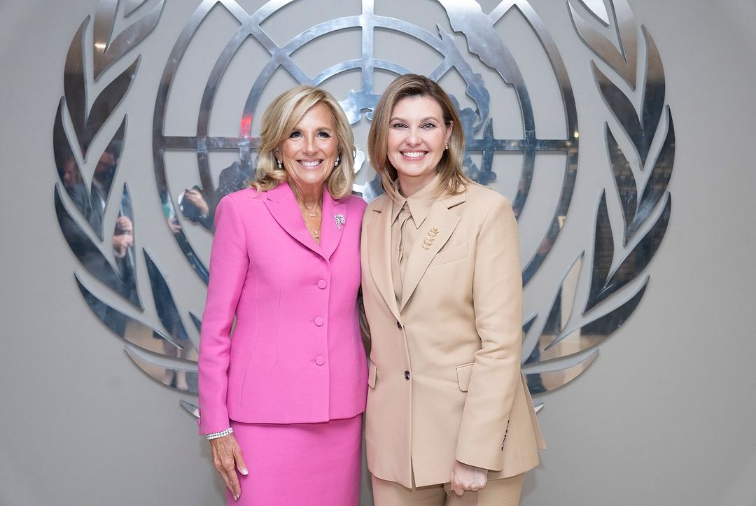 Джилл Байден высказалась о встрече с Еленой Зеленской: "Продолжаю восхищаться вашим мужеством"