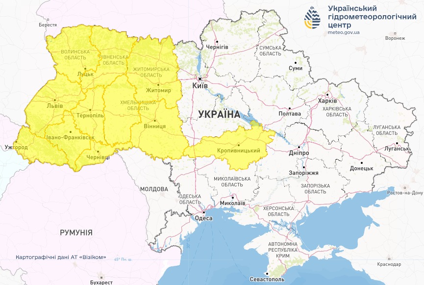 Синоптики дали прогноз на сегодня в Украине