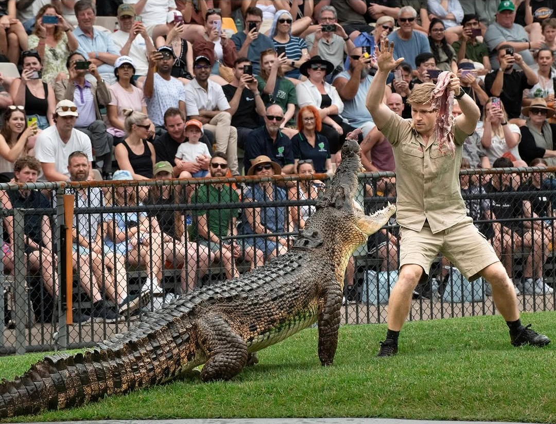 Син "Мисливця на крокодилів" повторив легендарне фото батька через 15 років: зворушливий кадр