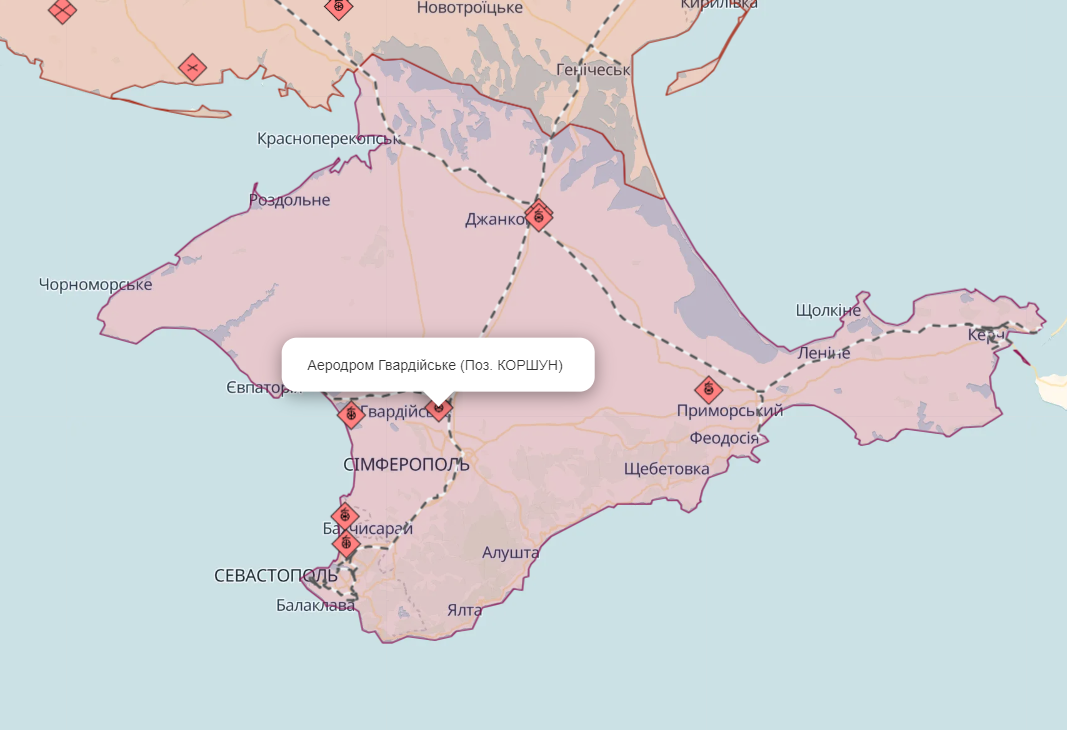 Не тільки Джанкой. Скільки ще є аеродромів у Криму та що на них тримають росіяни