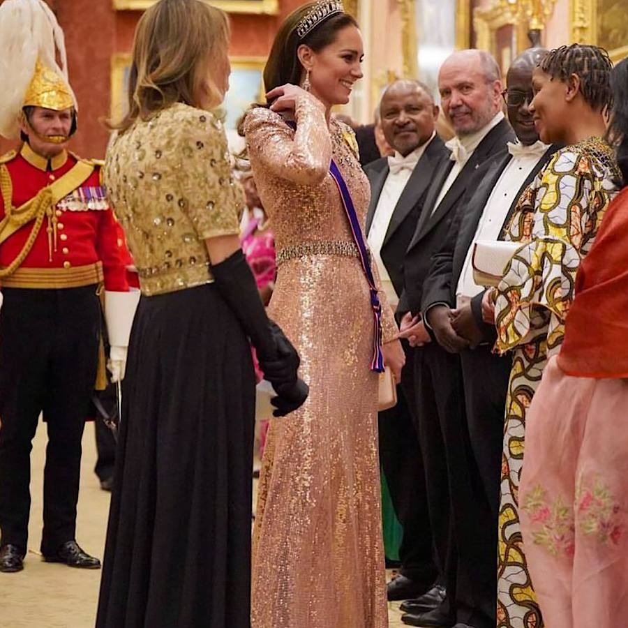 Кейт Міддлтон у блискучій сукні зачарувала тіарою принцеси Діани