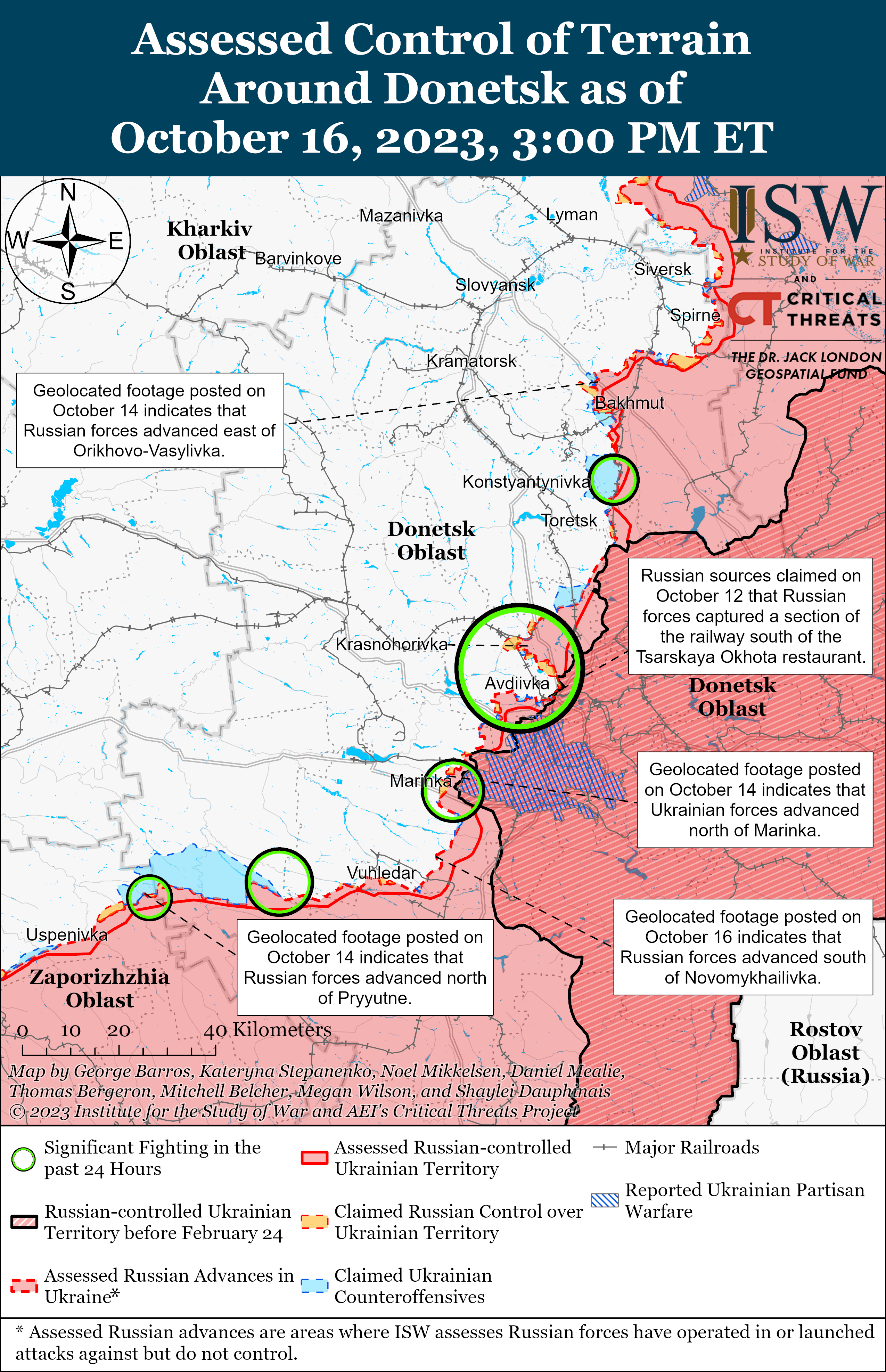 ЗСУ продовжили наступальні операції у напрямку Мелітополя: карти ISW