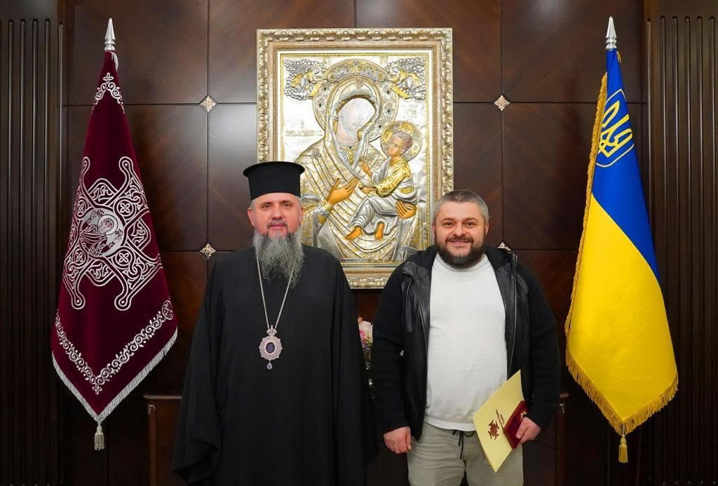 Восстановление исторической церкви в Прилуках. Эпифаний наградил предпринимателя Коровченко