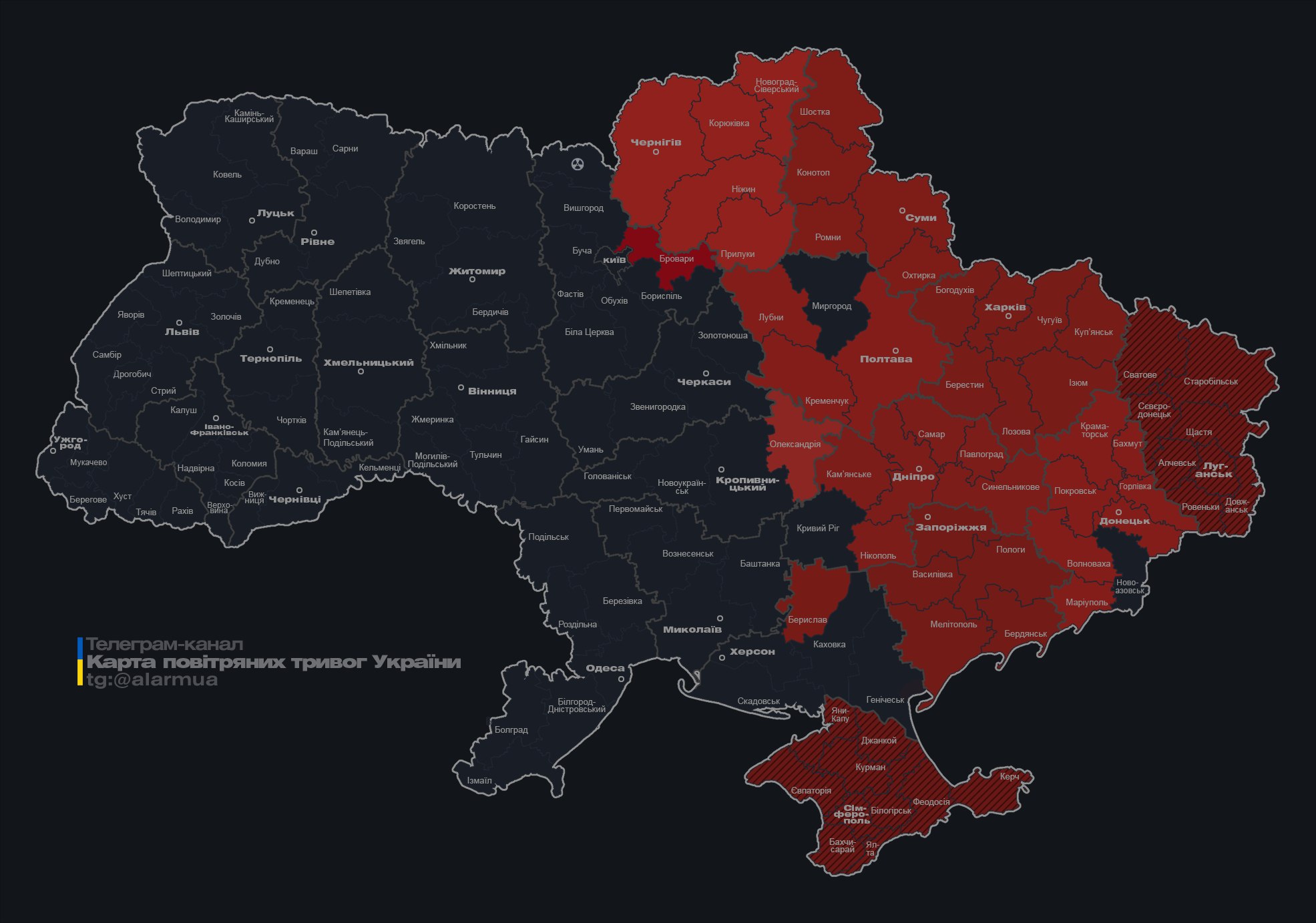 Росія запустила по Україні групи дронів: де загроза обстрілу