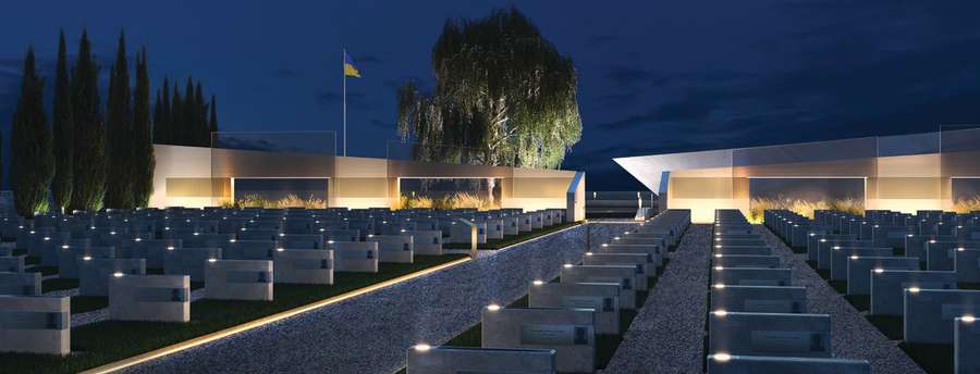 Більше нагадує сквер, ніж цвинтар: створили особливі проєкти для військових поховань (фото)