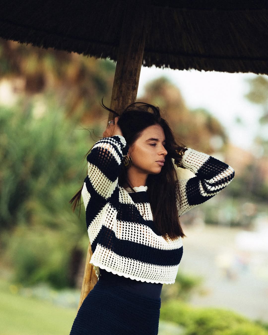 Ідеальний лук для літа: дружина Усика поєднала шорти з трендовим верхом