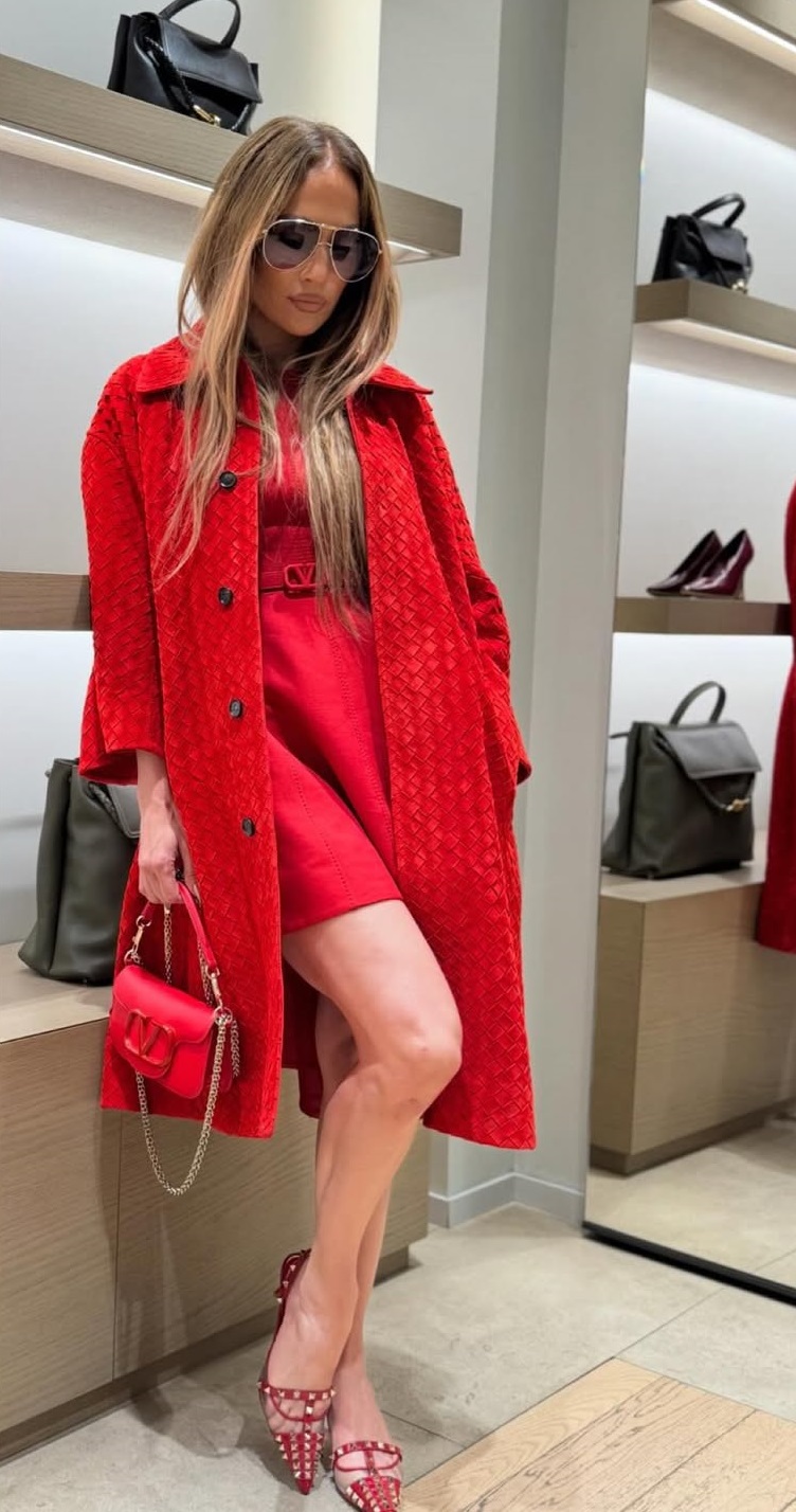 Яскравий монохром: цей лук Дженніфер Лопес захочеться зберегти і повторити