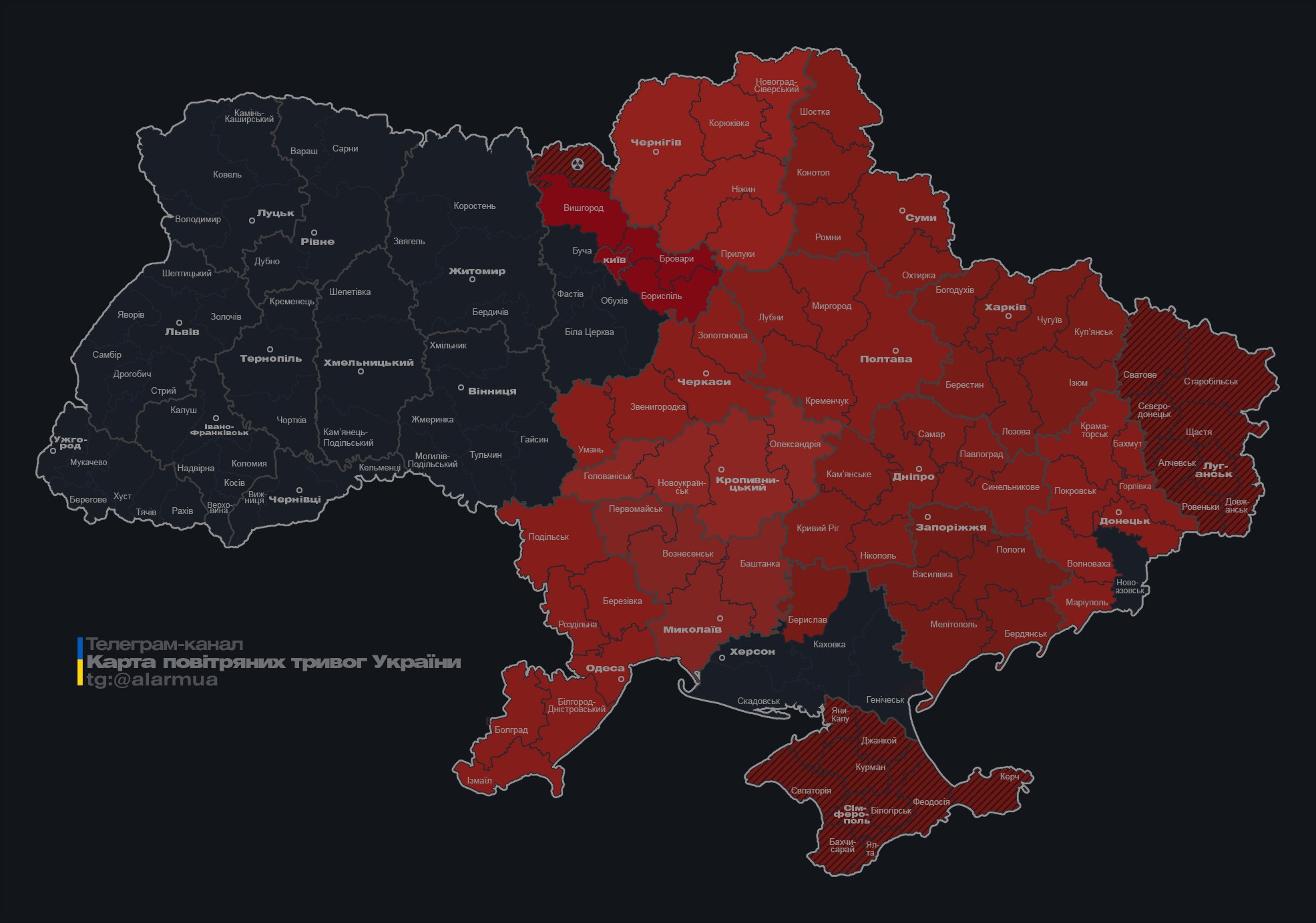 Росія знову атакує Україну дронами: де загроза ударів