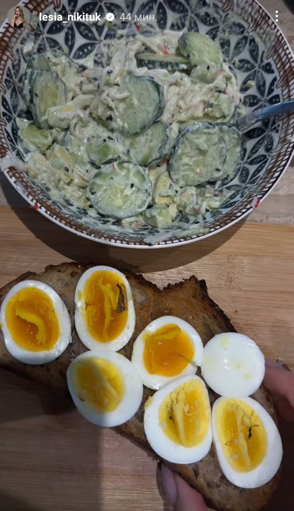 Леся Нікітюк зробила хвалений салат з ТікТоку і припустилася помилки: що сталося