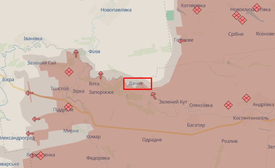 Флаг Украины на месте: Генштаб опроверг оккупацию села Дачное на Днепропетровщине