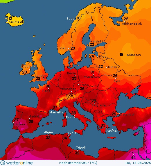 Найкомфортніша температура в Європі: якою буде погода в Україні завтра