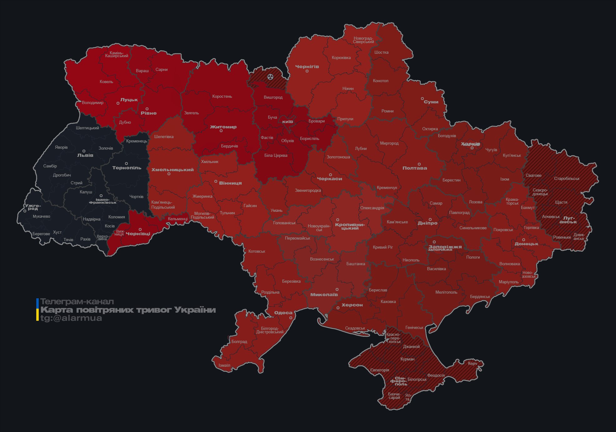 У Рівному було чути вибухи на тлі атаки дронів