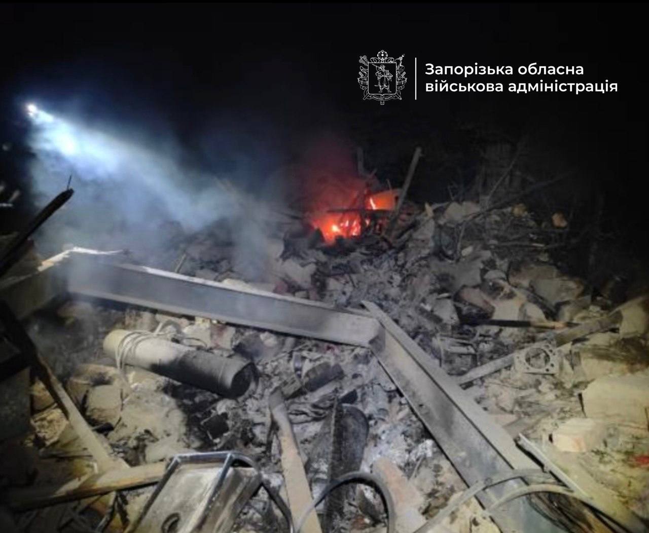 Загинула 9-річна дівчинка: наслідки удару РФ КАБами по селу в Запорізькій області