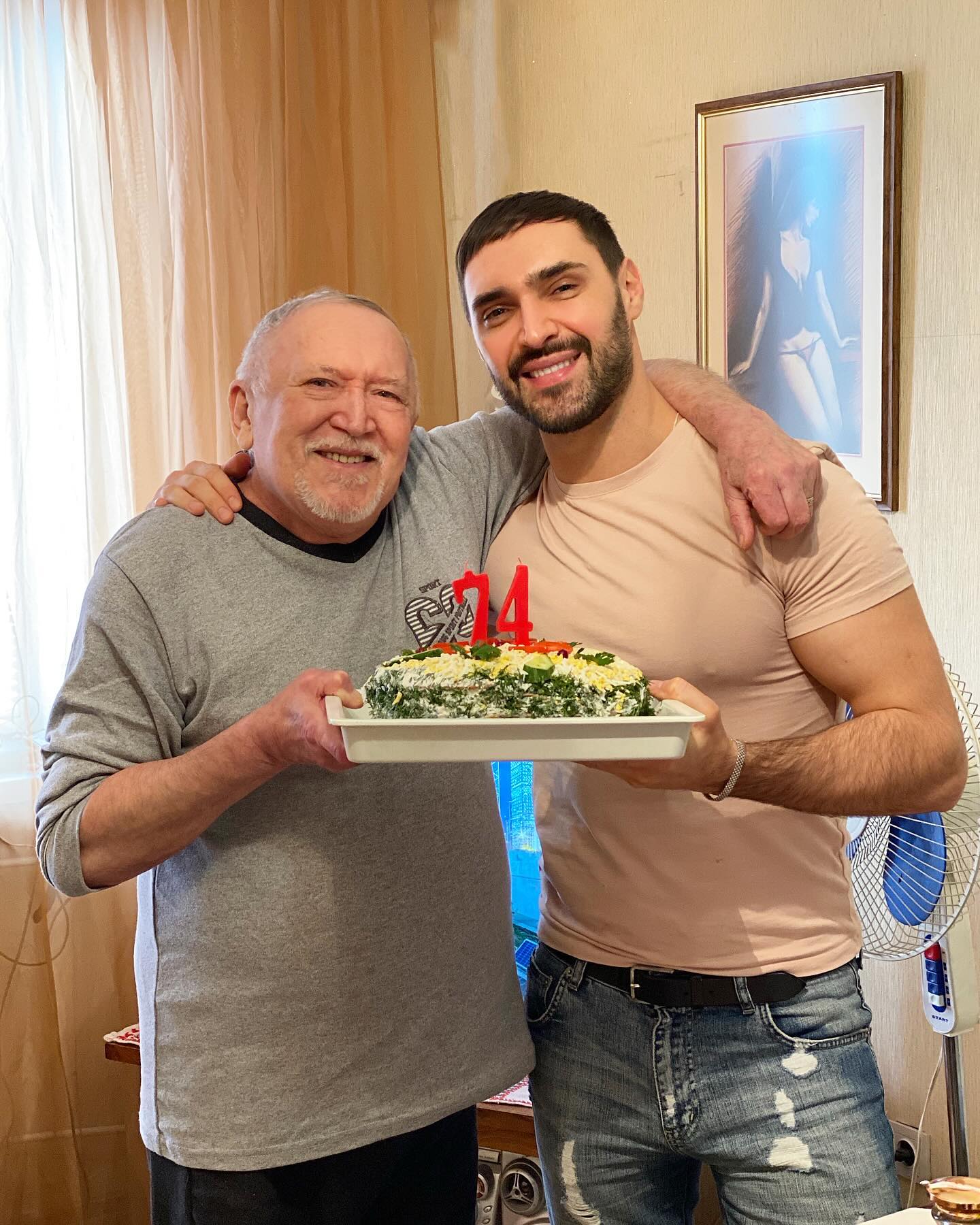 Козловський показав останні кадри з батьком, якого втратив 3 роки тому: "Цінуйте миті з рідними"