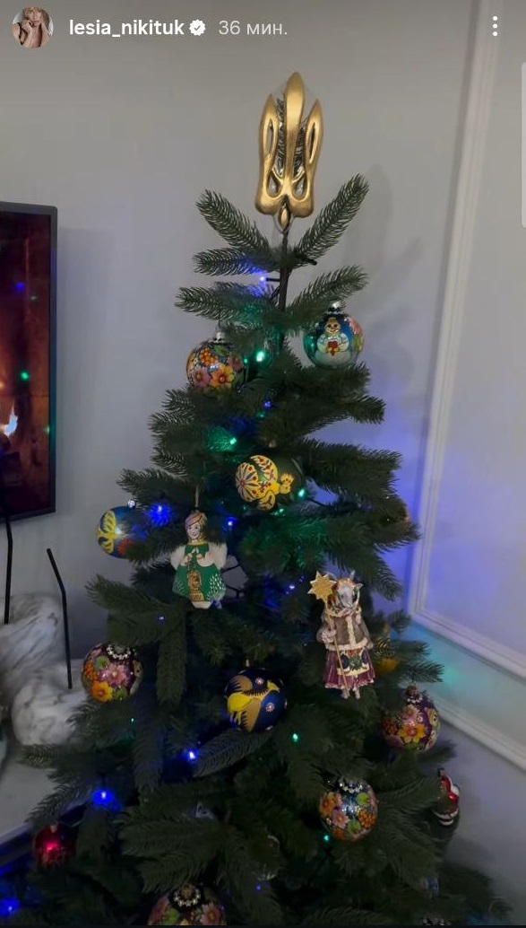 Леся Нікітюк показала особливу ялинку для першого Різдва сина