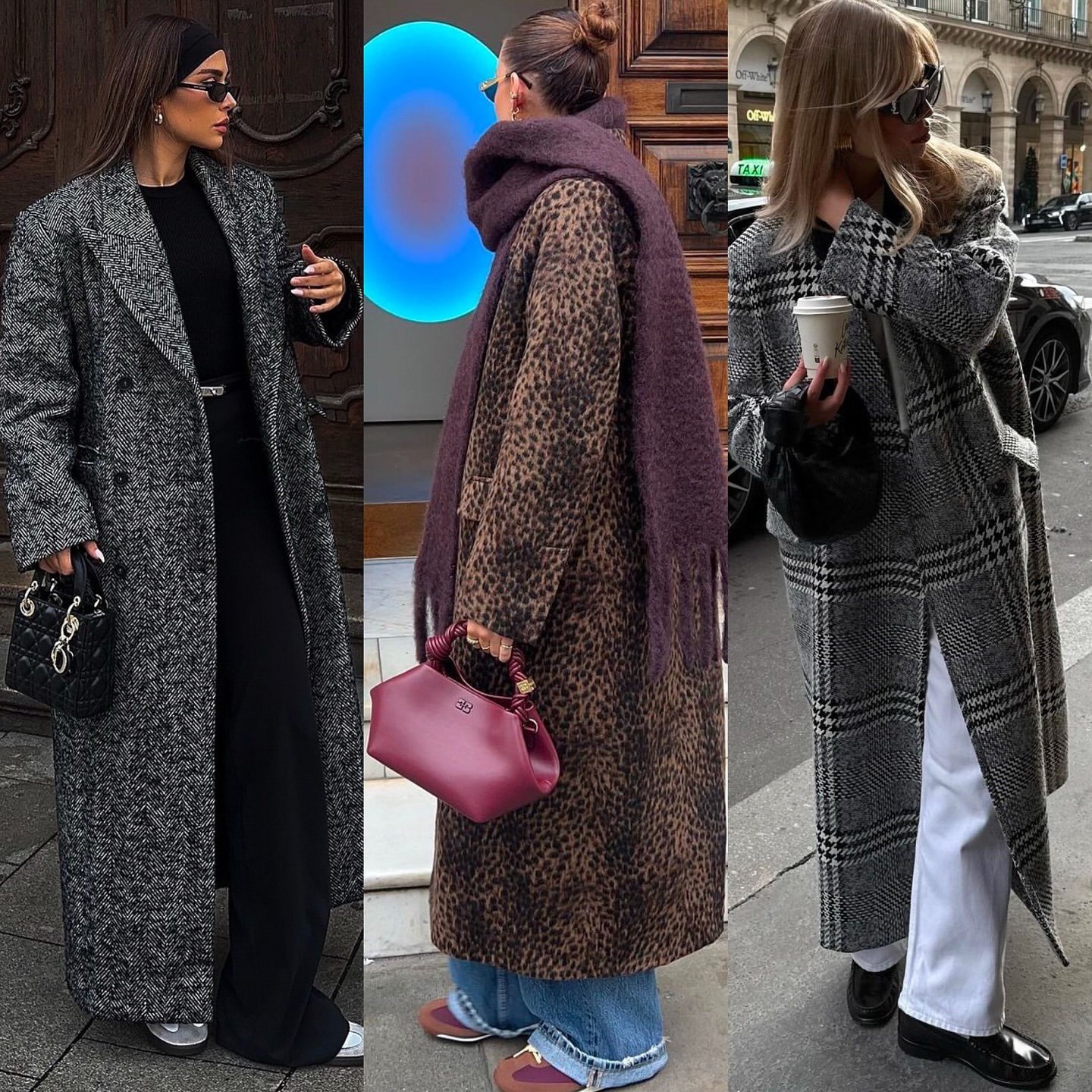 Модно і тепло: стилістка показала трендові образи з пальто та куртками на зиму 2025