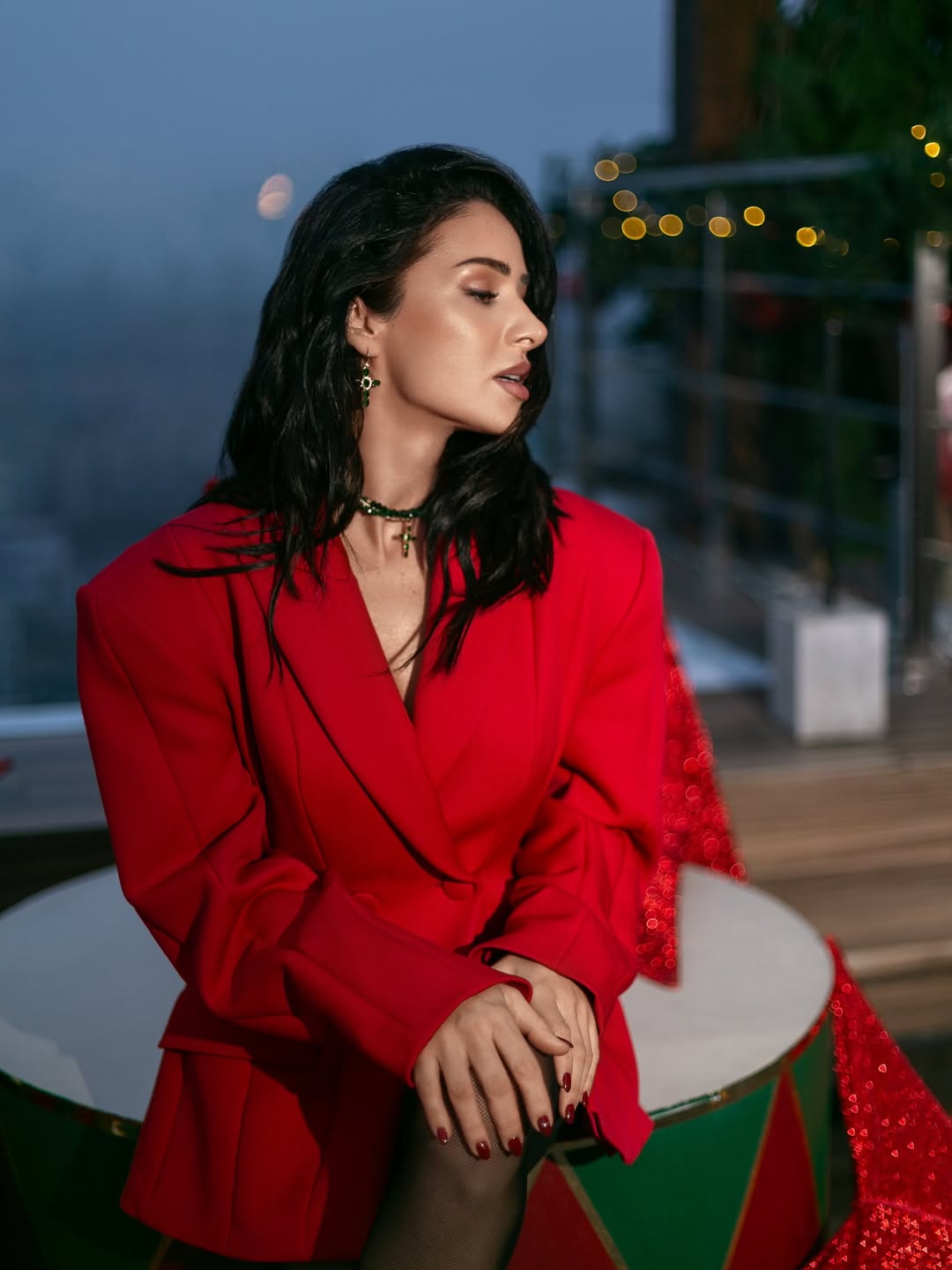 Як виглядати ефектно на Різдво та Новий рік: приклад від Злати Огнєвіч