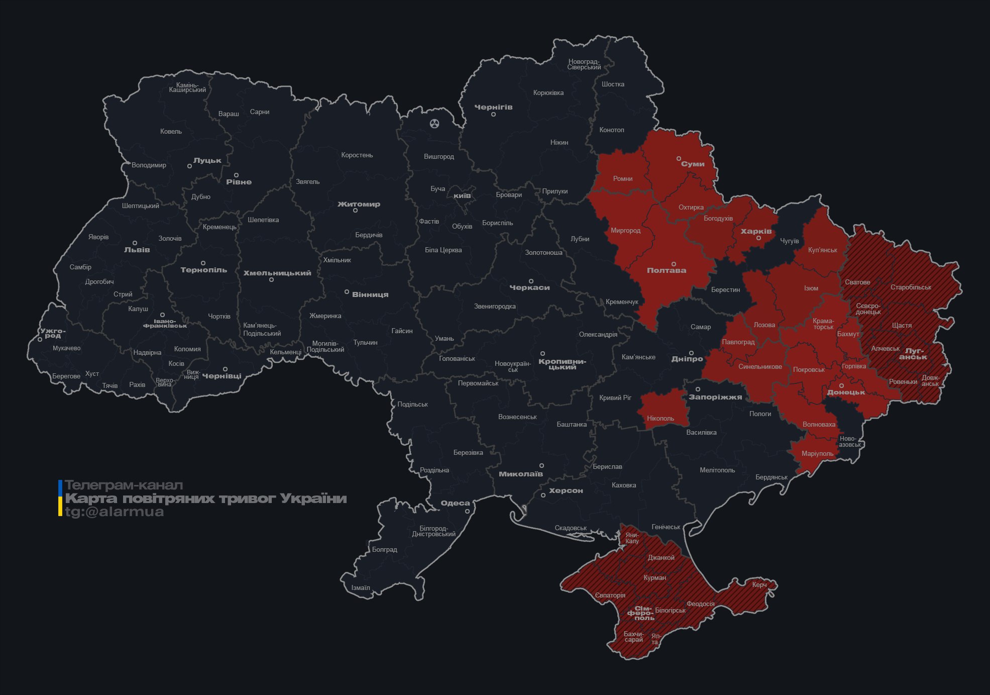 В Одесі пролунала серія вибухів, місто атакували дрони