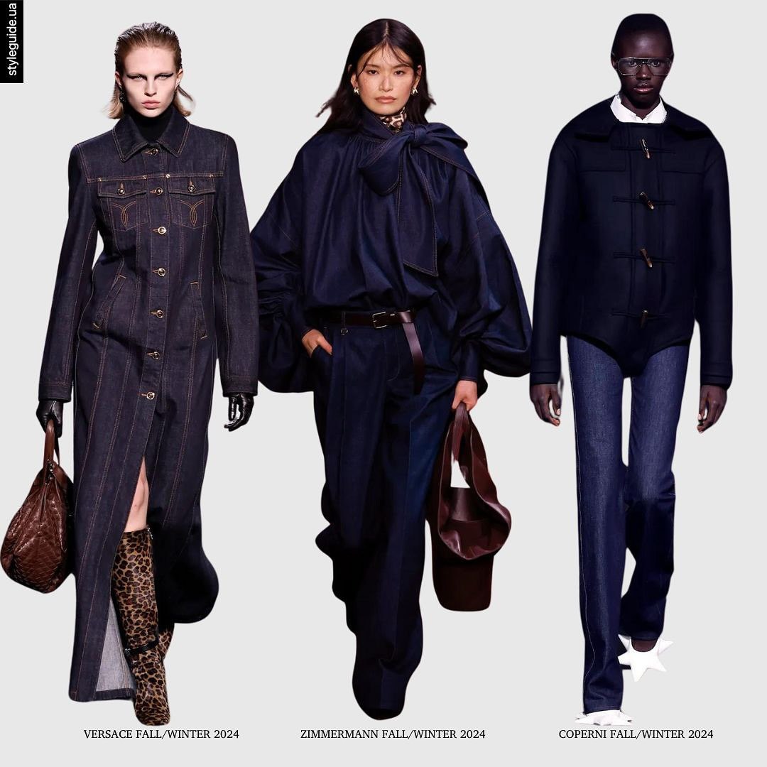 Raw denim: який вигляд має наймодніший відтінок джинсів на осінь-2024