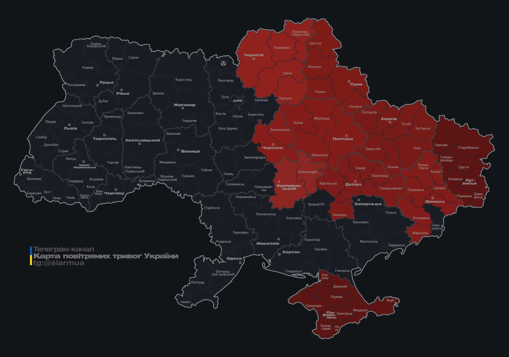 Россия массированно атакует Украину дронами: где угроза ударов