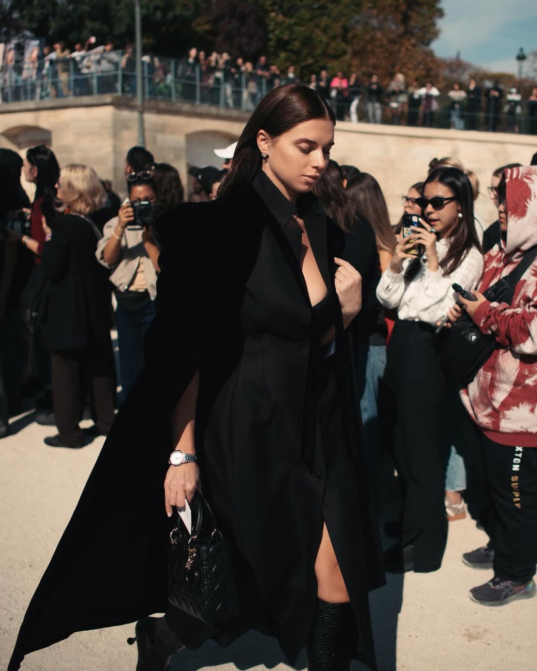 Вічна класика і сміливий стиль: дружина Усика на модному показі Dior у Парижі