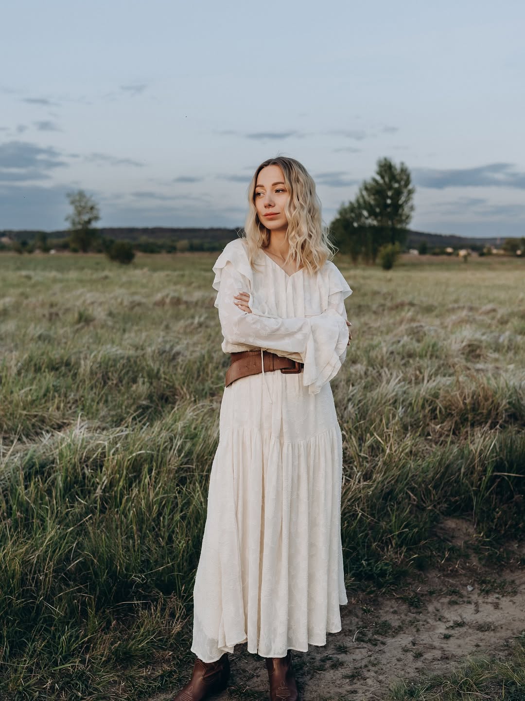 Дружина Павліка вразила новим "луком": образ у стилі бохо з ковбойськими акцентами