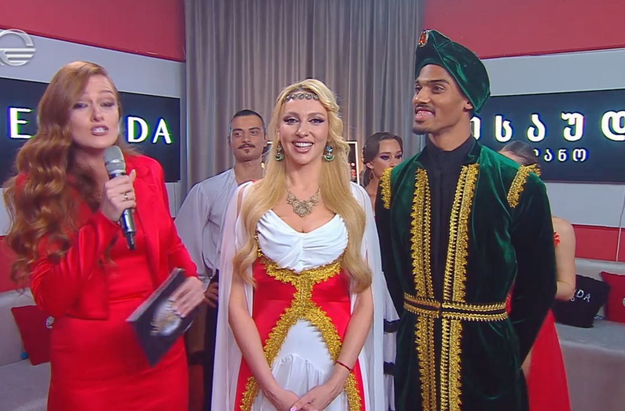 Оля Полякова в образе Роксоланы покорила судей "Танцев со звездами" в Грузии (фото)