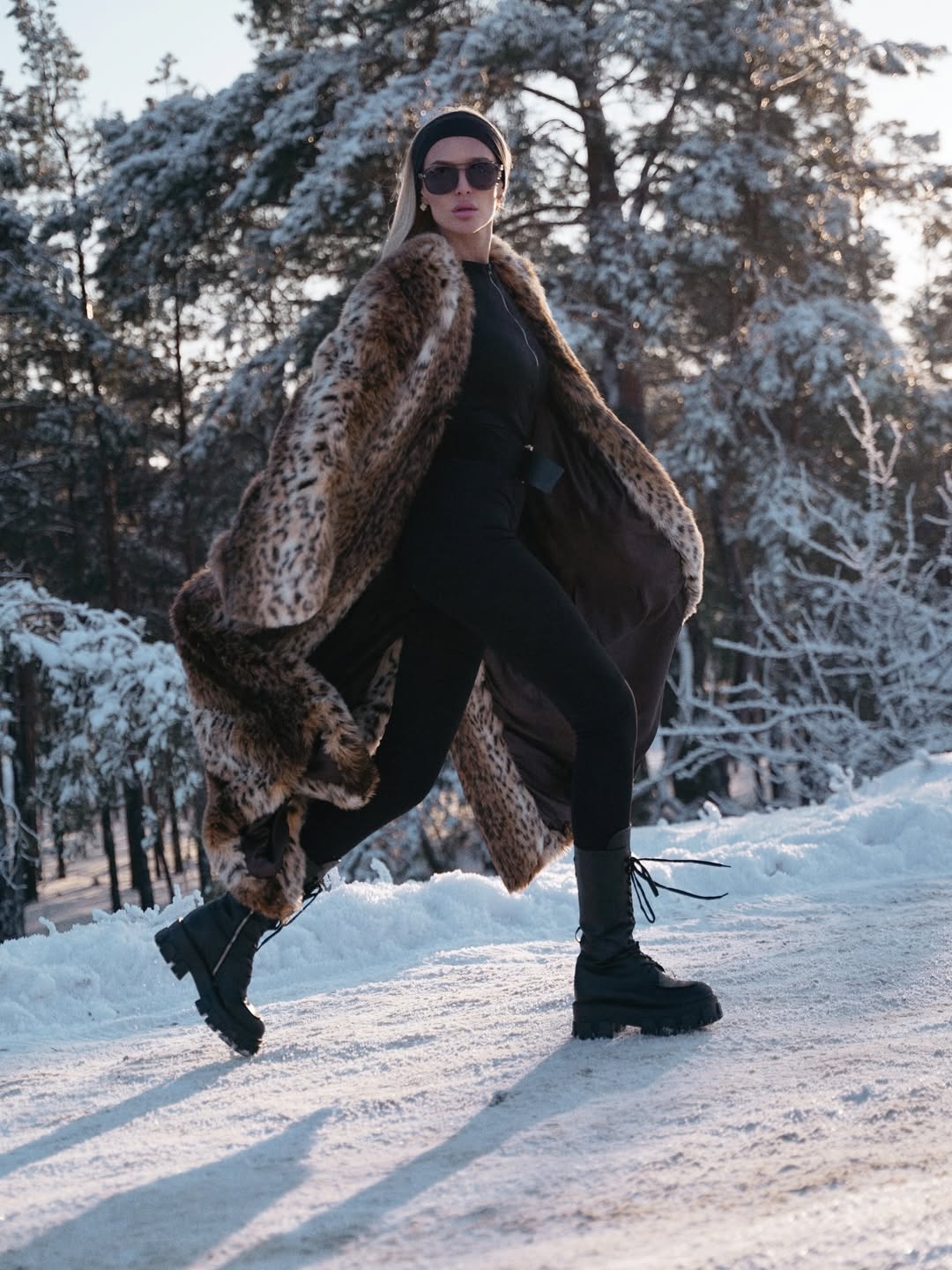 Екошуба і черевики на тракторній підошві: зимовий "лук" колишньої Цимбалюка