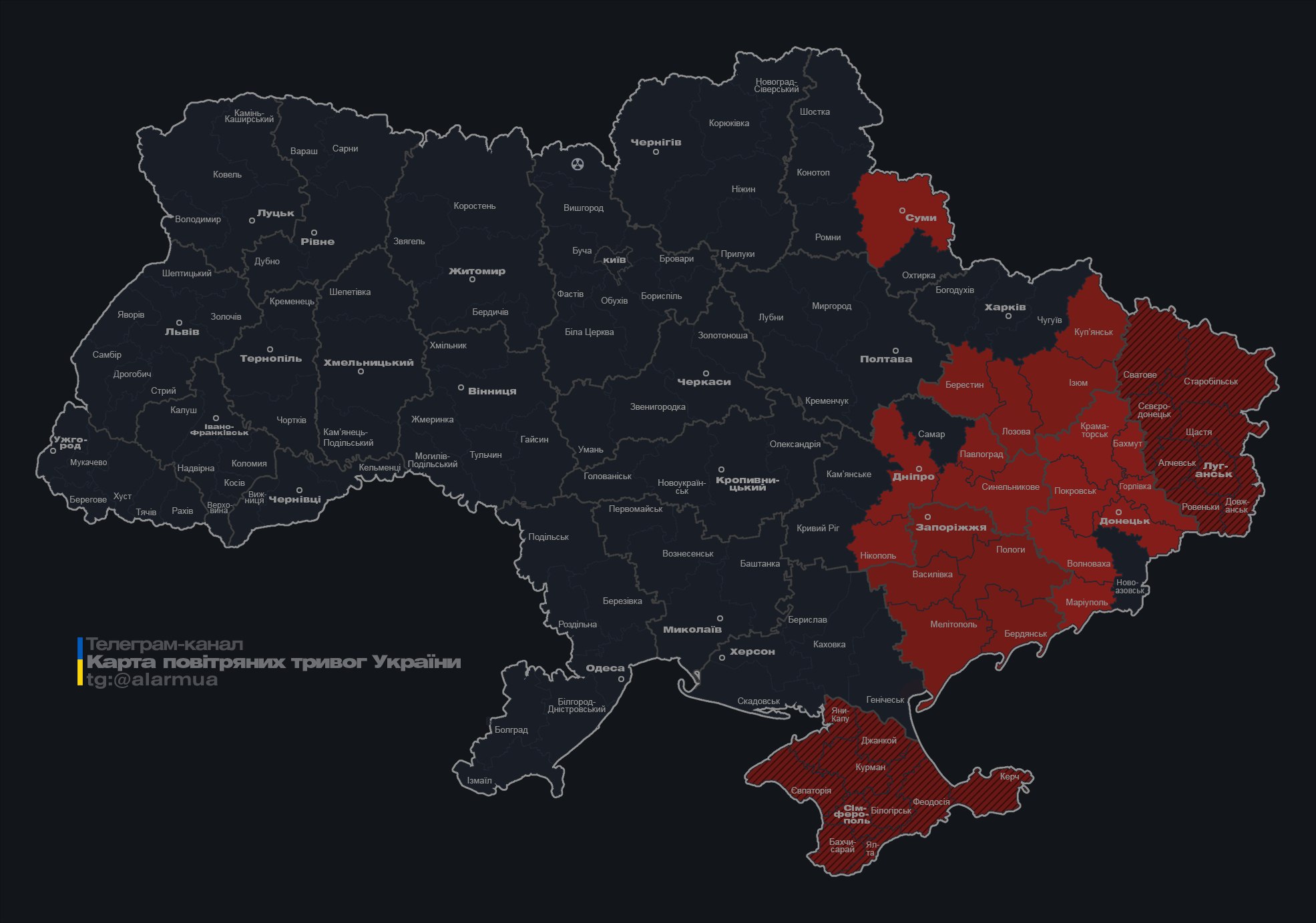Росія запустила по Україні дрони: де загроза ударів