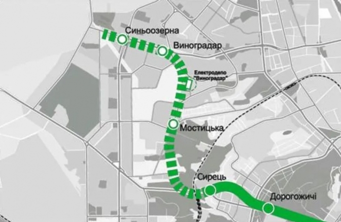 Стало відомо, коли збудують метро на Виноградар