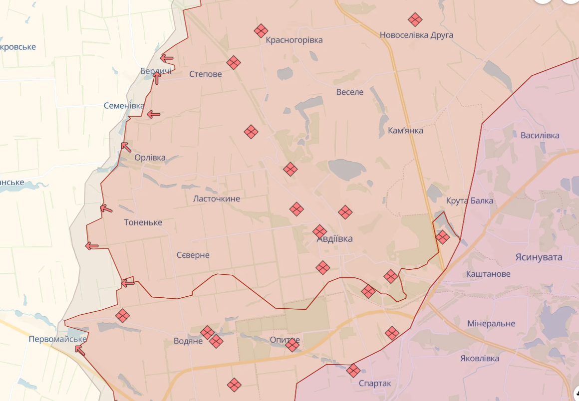 Оккупанты пытаются продвигаться в районе Семеновки под Авдеевкой