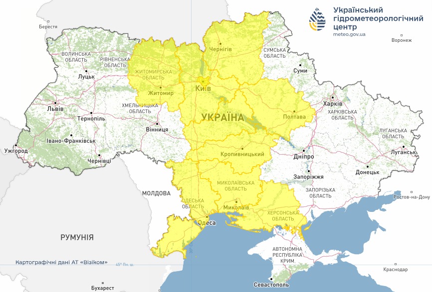 Дожди и грозы ударят по Украине: где объявлено штормовое предупреждение на завтра