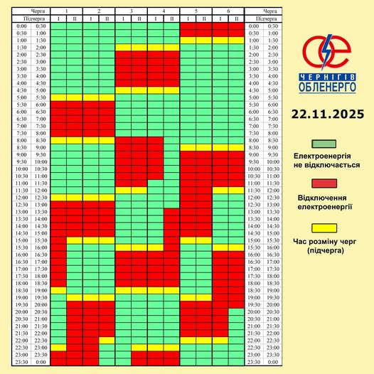 Як сьогодні вимикатимуть світло в Україні: повний список по областях