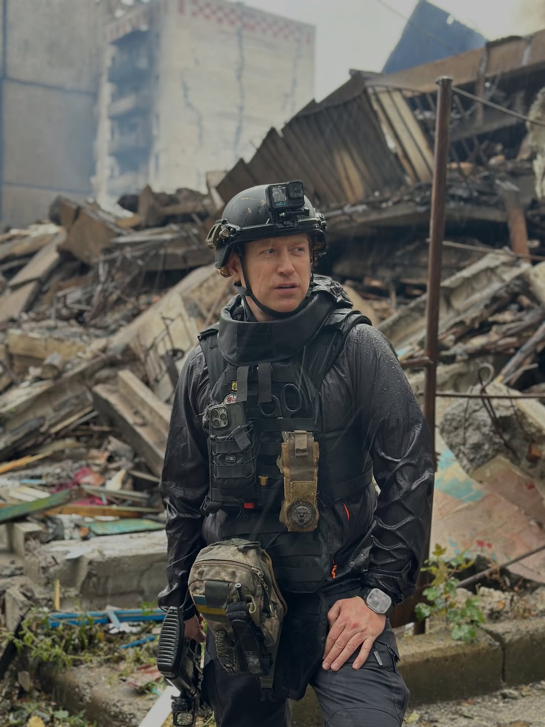 Ведучий і волонтер Христов потрапив під обстріл на Харківщині: з його лоба дістали уламок