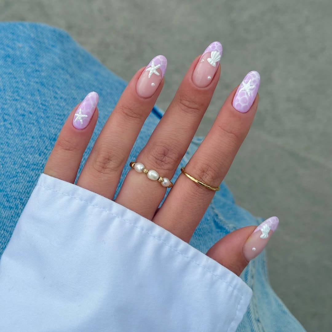 Трендовий манікюр на літо-2025: ідеї стильного френча з яскравими кінчиками