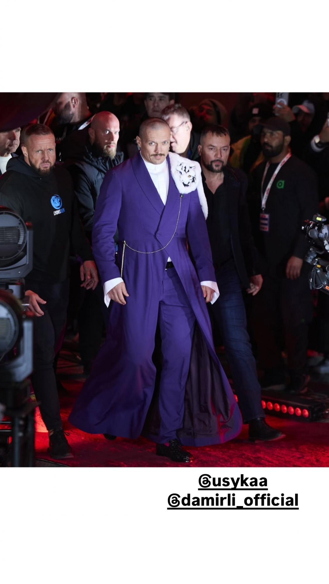 Усик - Фьюри 2. Дизайнер объяснила мистический символизм образа украинца