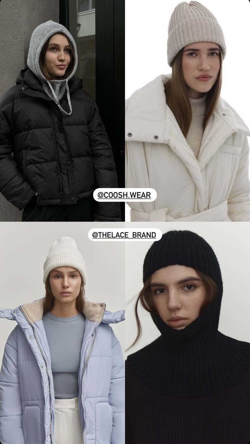 Стилистка показала тренды головных уборов на зимний сезон 2023-2024